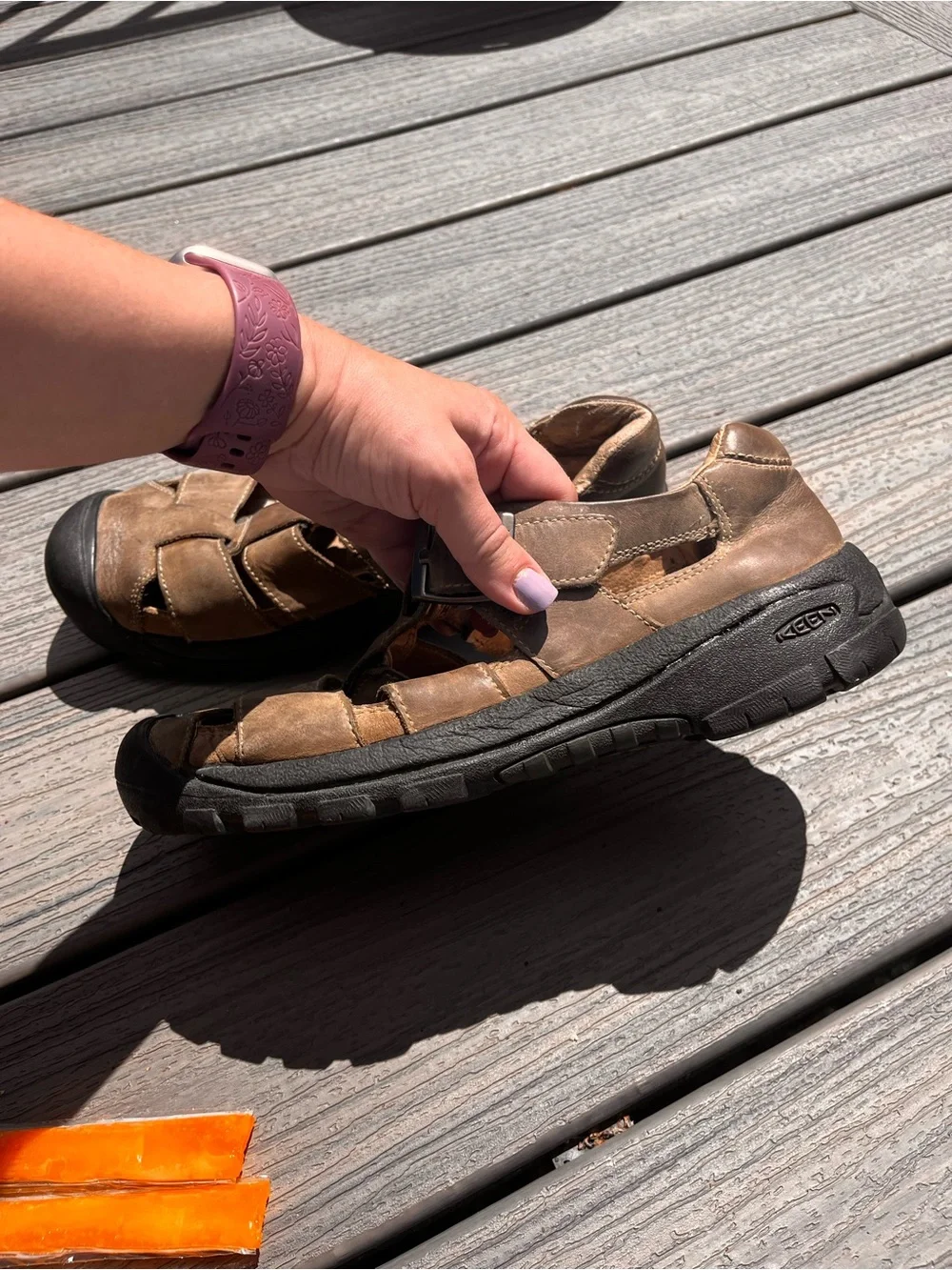 Keen Bidwell leather fisherman sandal
